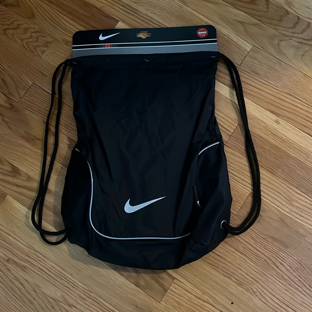 Nike Gym Tote Black white two straps